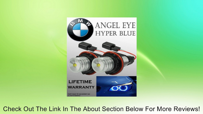 BMW ANGEL EYE HALO RING LED BULBS 5/ 6/ 7-SERIES M5 X3 X5 10K XENON HYPER BLUE Review