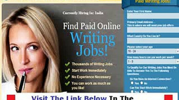 Paid Online Writing Jobs Discount Bonus + Discount