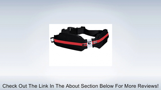 Running Belt - Fits ANY iPhone and Most Smartphones - Adjustable Band Fits 26'' - 45'' Waists Comfortably - Two 8 Inch Wide Water Resistant Storage Pockets - LIFETIME Money Back Guarantee Review