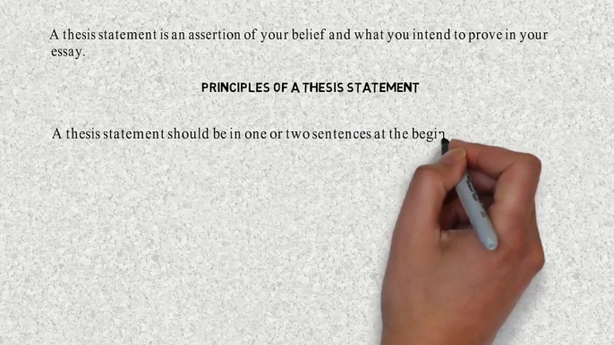 How to Write Good Theis Statements