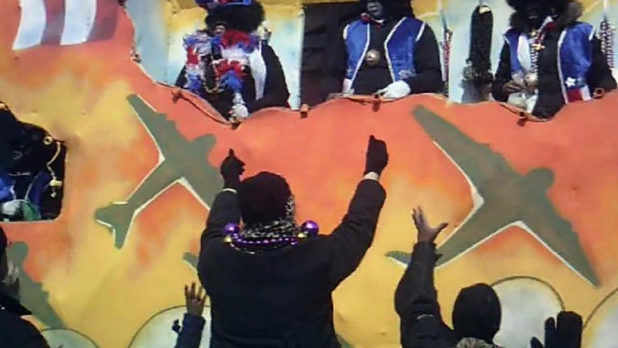 The Dominoes 7 Show at the Zulu Parade Mardi Gras 2015 part 5