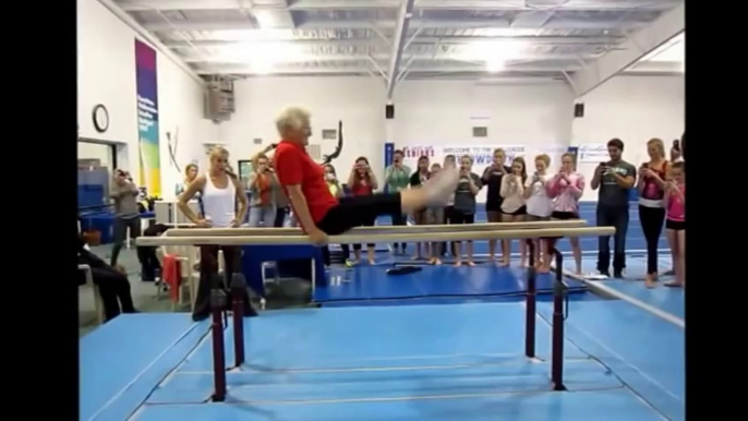 Oldest Gymnast In The World Will Inspire You : 89 years-old grandma!