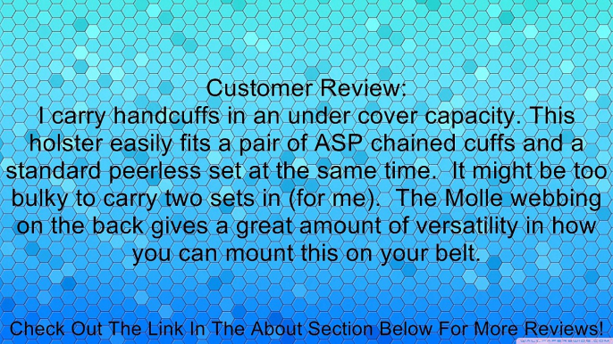 Condor Handcuff Pouch Coyote Review