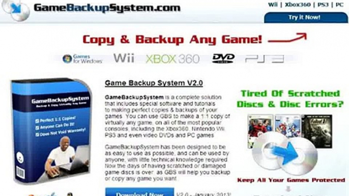 Game Backup System Copy And Backup Any Game