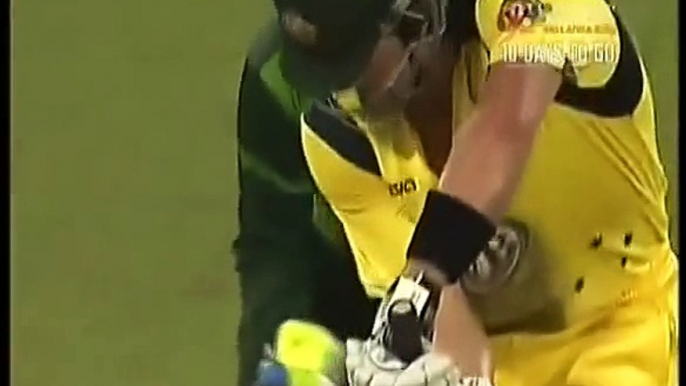 Saeed Ajmal vs Shane Watson - Ajmal's reactions =D : HD Video