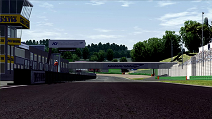 Tour de piste à Vallelunga en Ruf CTR Yellowbird sur Assetto Corsa