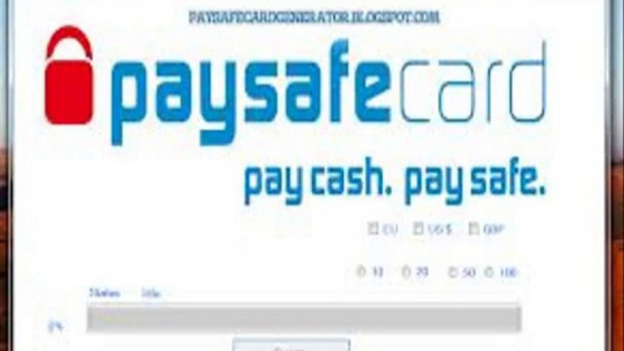 PaySafeCard Code Generator » Keygen Crack