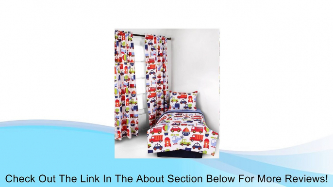 Transporation Multicolor 4 pc Todler bedding set Review