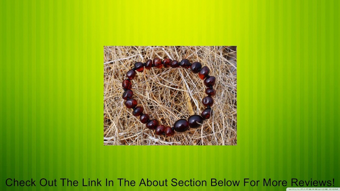 Baltic Amber Teething Bracelet for Baby - Safety Knotted Review