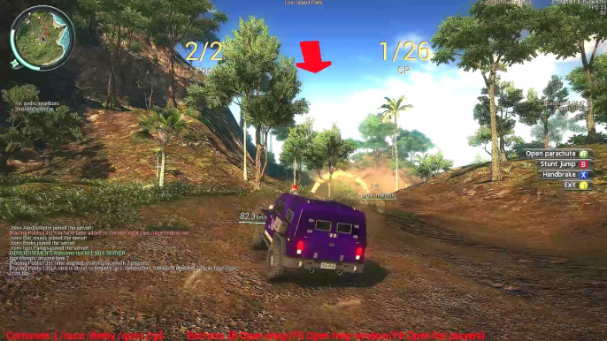 Just Cause 2 Online - La carrera mas aburrida de la Historia