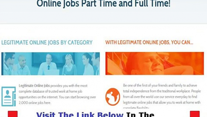 Legitimate Online Jobs Review + Discount Link Bonus + Discount