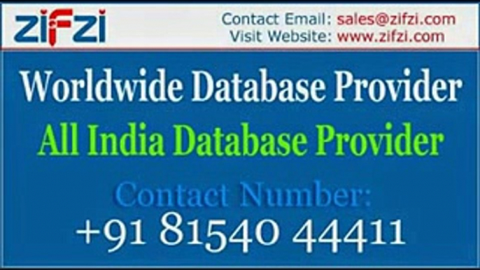 World wide Email Leads Database-B2B Mail Lists.