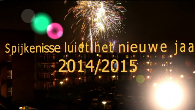 Spijkenisse - Nissewaard luidt nieuwe jaar in / Vuurwerk 2014/2015