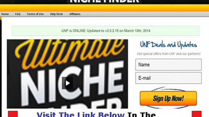 Ultimate Niche Finder Review  MUST WATCH BEFORE BUY Bonus + Discount