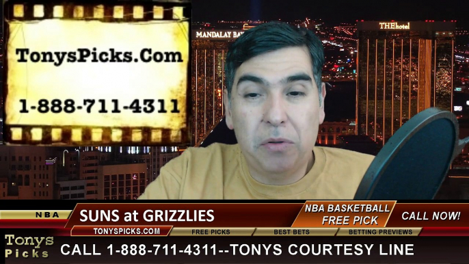 Memphis Grizzlies vs. Phoenix Suns Free Pick Prediction NBA Pro Basketball Odds Preview 1-11-2015