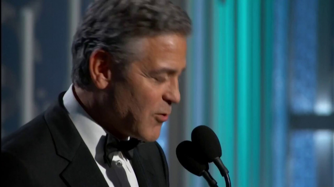 George Clooney touching speech during Golden Globes : "Je Suis Charlie"