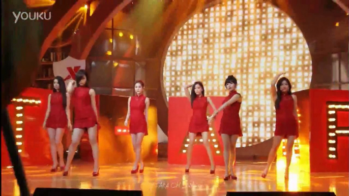 [Sexy Hot Korean girlbands!] [Fancam] 141210 T-ARA Sexy Love @ Hunan TV Day Day Up Recording