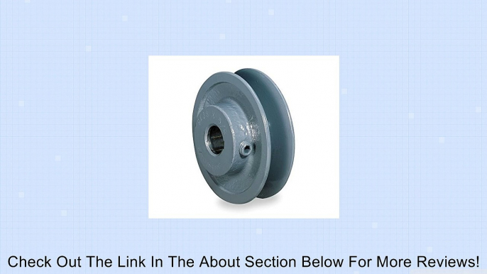 3.75" X 1/2" Single Groove BK Pulley / Sheave # BK40X1/2 Review