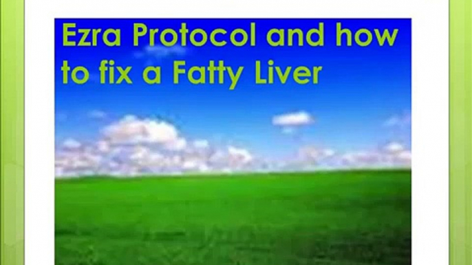 The Ezra Protocol and a Fatty Liver Bible