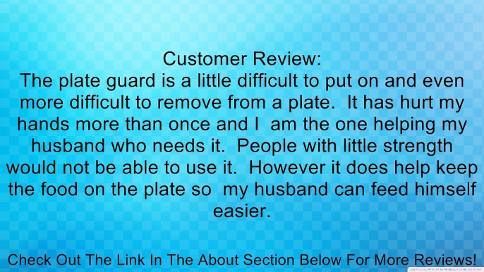 Kinsman Clear Plate Guard - Extra Large Fits Plates 10" diamter Review