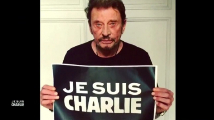 Johnny Hallyday : "Je suis Charlie" - ZAPPING PEOPLE DU 09/01/2015