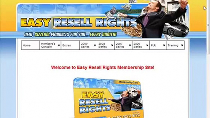 Private Label Rights, Master Resell Rights Membership Site