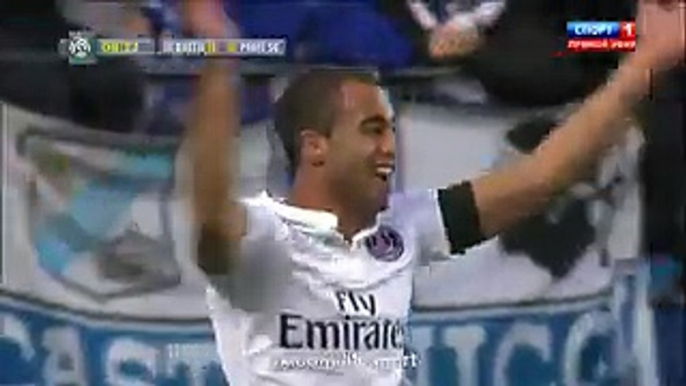 Lucas Moura Goal - Bastia 0-1 PSG - 10/01/2015