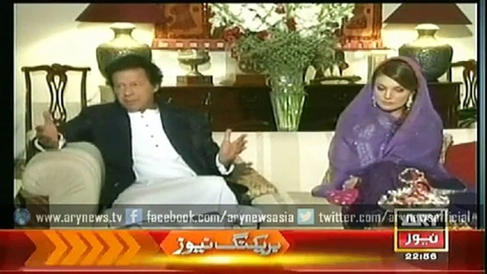 Imran khan views on Peshawar Attack and Terrorism - Imran khan and Reham khan First interview after marriage in Khara Sach with Mubashir Luqman