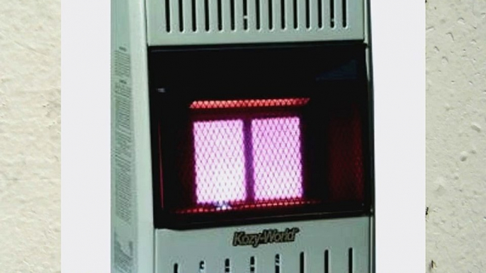 Kozy World KWP112 10000-BTU Vent-Free LP-Gas Infrared Wall Heater