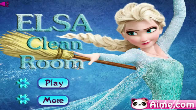 ▐╣Đ-  Disney Princess  Frozen Elsa  Clean Room (Cleaning) Game For Girls (1)