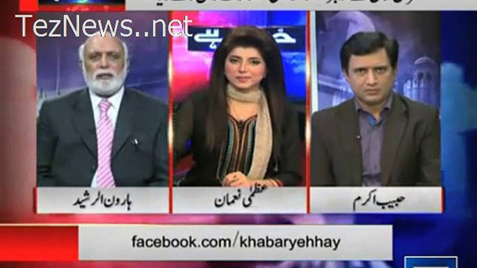 Haroon Rasheed Revealing Ex Army Officers Are Supporting Tahir-ul-Qadri Not Imran Khan