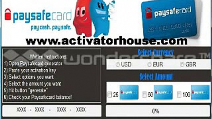 PSC Code Generator 2014 Paysafecard Generator Updated 2014 FR