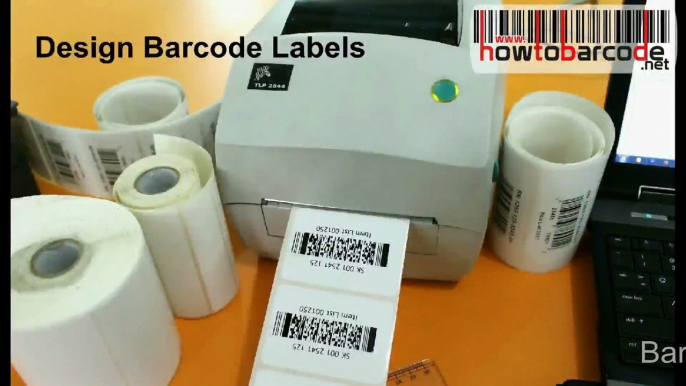 How to design 2D Barcode labels