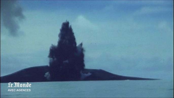 Aux Tonga, une île naît de l'éruption d'un volcan