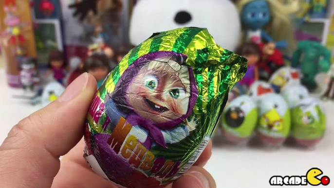 Kinder Surprise Eggs Маша и Медведь Kinder Surprise Eggs Masha and the Bear Surprise Eggs