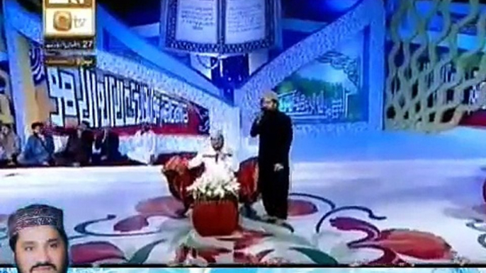 Dar e nabi par Zulfiqar Ali Hussaini withTasleem sabri in Shab e qadr 2013 live Mehfil e naat qtv 27