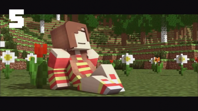 Top 5 Minecraft Songs Parodies Animations - Best Minecraft Song Animation Parody January 2015!