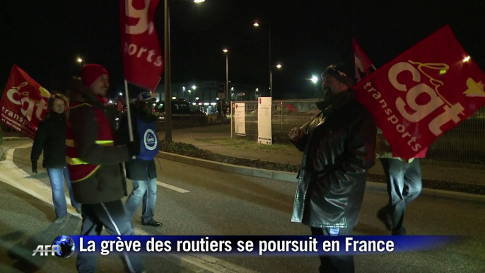 Blocages et opérations escargots des routiers en France