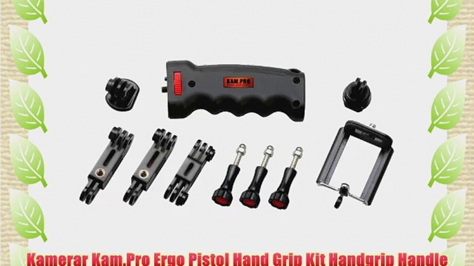 Kamerar Kam.Pro Ergo Pistol Hand Grip Kit Handgrip Handle Stabilizer with Tripod Mount For