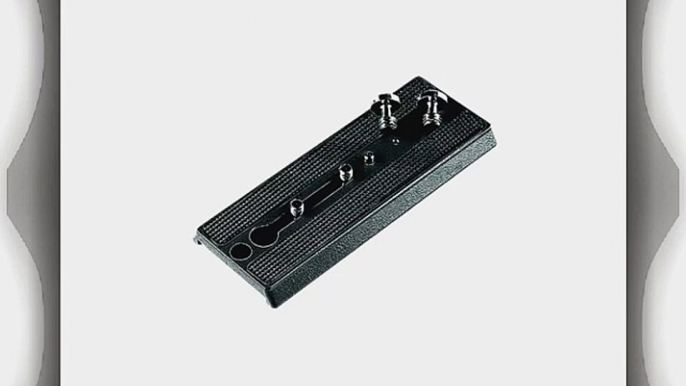 Manfrotto 357PLV Rapid Connect Sliding Plate with 2-1/4-Inch-20 and 3/8-Inch Fixing Screws