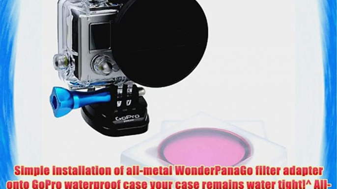 Fotodiox WPGT-Undrwtr-Kit WonderPana Go Underwater Kit GoTough Filter Adapter System for GoPro