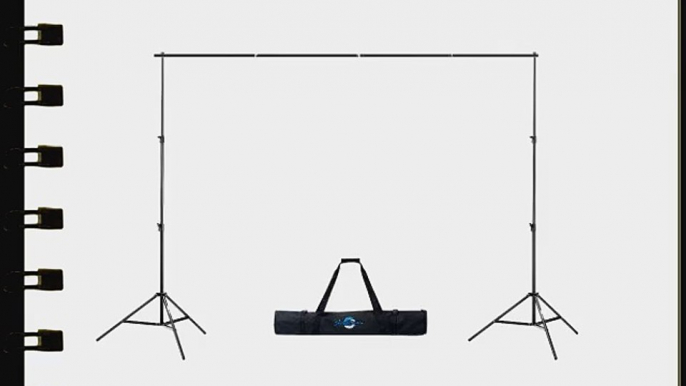 Square Perfect 1041 SS150 Professional Quality Photo Backdrop Stand for Muslin and Scenic Backgrounds