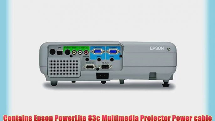 Epson PowerLite 83c LCD Projector (V11H255020)