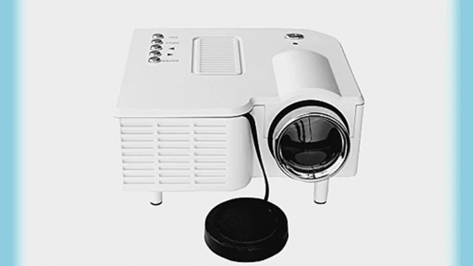 Aenmil? LED Projector LCD Image System - UC28 24W 48 LUMEN 1080P Super Clear 320*240 Resolution