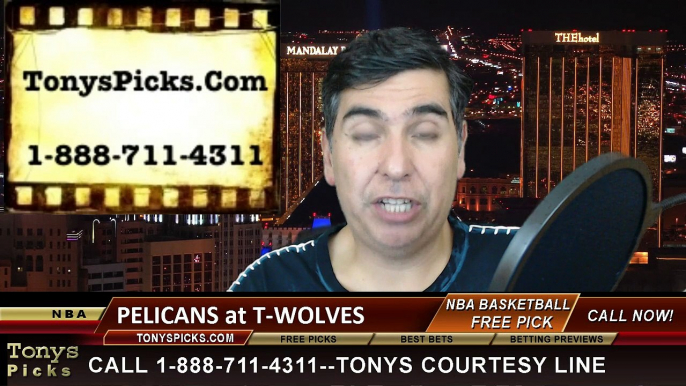 Minnesota Timberwolves vs. New Orleans Pelicans Free Pick Prediction NBA Pro Basketball Odds Preview 1-23-2015