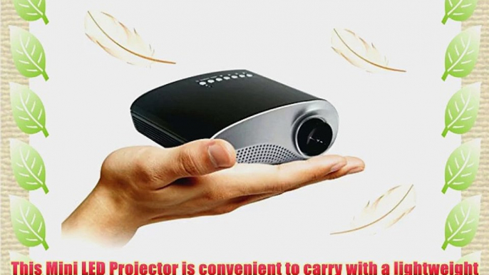 Excelvan? RD-802 LED LCD Portable Mini Multimedia Projector AV USB VGA HDMI SD Home Theater