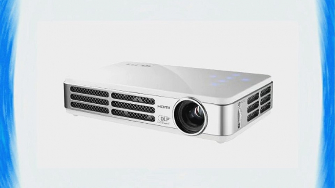 Vivitek Qumi Q5 500 Lumen WXGA HD 720p HDMI 3D-Ready Pocket DLP Projector with 4GB Memory (White)