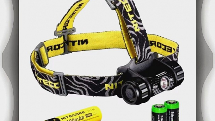 Nitecore HC50 565 Lumens CREE XM-L2 LED headlamp with Genuine Nitecore NL186 18650 2600mAh