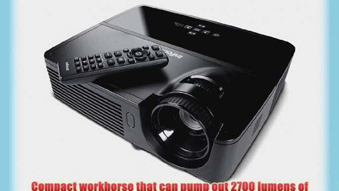 InFocus IN114 Portable DLP Projector 3D ready XGA 2700 Lumens