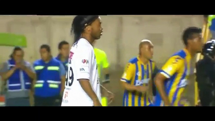 Incredible Advances of Ronaldinho - Atletico San Luis 1-0 Queretaro - Copa MX